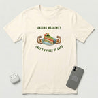 Eating Healthy? - Vegetable Cake - T-Shirt - Natural mockup