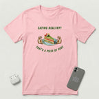 Eating Healthy? - Vegetable Cake - T-Shirt - Pink mockup
