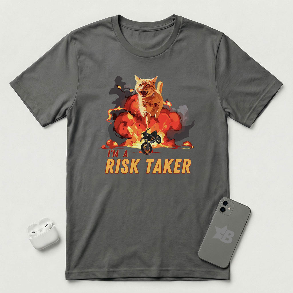 I'm a Risk Taker - T-Shirt - Asphalt mockup