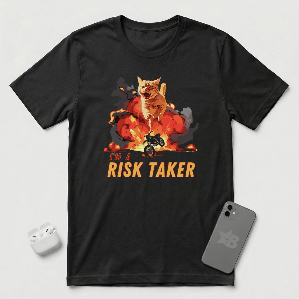 I'm a Risk Taker - T-Shirt - Black mockup