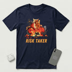 I'm a Risk Taker - T-Shirt - Navy mockup