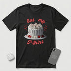 Eat My T-Shirt - White Cake - T-Shirt - Black mockup