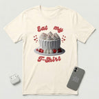 Eat My T-Shirt - White Cake - T-Shirt - Natural mockup