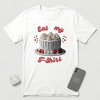 Eat My T-Shirt - White Cake - T-Shirt - White mockup