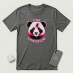 I'm Unique - Pink Panda - T-Shirt - Asphalt mockup