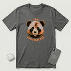 I'm Unique - Orange Panda - T-Shirt - Asphalt mockup