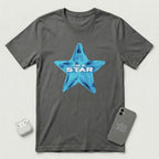 I'm a Star - Blue Star - T-Shirt - Asphalt mockup