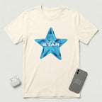 I'm a Star - Blue Star - T-Shirt - Natural mockup