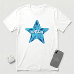 I'm a Star - Blue Star - T-Shirt - White mockup