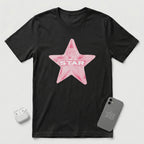 I'm a Star - Pink Star - T-Shirt - Black mockup