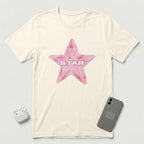 I'm a Star - Pink Star - T-Shirt - Natural mockup