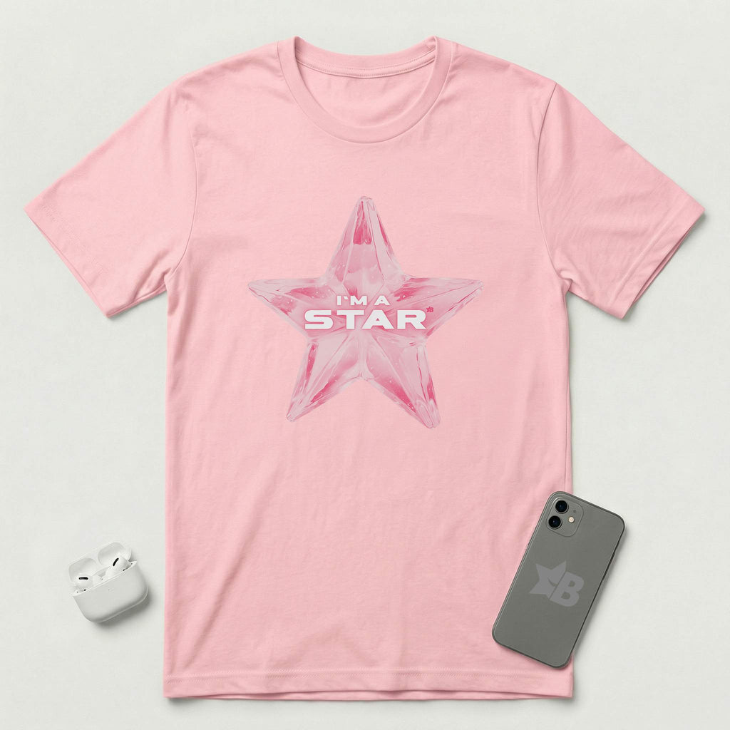 I'm a Star - Pink Star - T-Shirt - Pink mockup