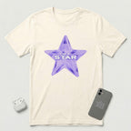 I'm a Star - Purple Star - T-Shirt - Natural mockup