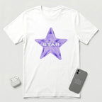 I'm a Star - Purple Star - T-Shirt - White mockup