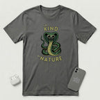 I'm Kind by Nature - Green Cobra - T-Shirt - Asphalt mockup