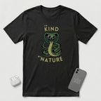 I'm Kind by Nature - Green Cobra - T-Shirt - Black mockup