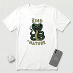 I'm Kind by Nature - Green Cobra - T-Shirt - White mockup