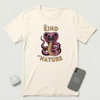 I'm Kind by Nature - Pink Cobra - T-Shirt - Natural mockup
