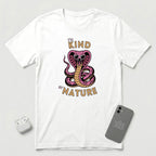 I'm Kind by Nature - Pink Cobra - T-Shirt - White mockup
