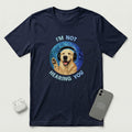 I'm Not Hearing You - Party Dog - T-Shirt - Navy mockup