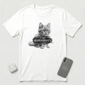 I am Bright - Gray Cat - T-Shirt - White mockup