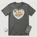Love Anyway - Kintsugi - T-Shirt - Asphalt mockup