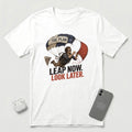 Leap Now Look Later -  Man - T-Shirt - White mockup