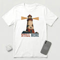 Still Here - Weathered Lighthouse - T-Shirt - White mockup