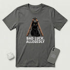 Bad Luck, Allegedly - Black Cat - T-Shirt - Asphalt mockup