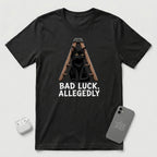 Bad Luck, Allegedly - Black Cat - T-Shirt - Black mockup