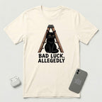 Bad Luck, Allegedly - Black Cat - T-Shirt - Natural mockup