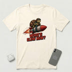 Who's Slow Now? - Turtle Rocket - T-Shirt - Natural mockup