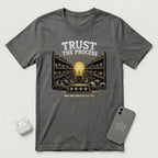 Trust The Process - Persistent Bulb - T-Shirt - Asphalt mockup
