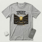 Trust The Process - Persistent Bulb - T-Shirt - Athletic Heather mockup
