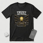 Trust The Process - Persistent Bulb - T-Shirt - Black mockup