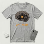 Powered By Optimism - T-Shirt - Athletic Heather mockup