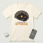 Powered By Optimism - T-Shirt - Natural mockup