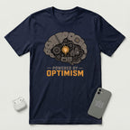 Powered By Optimism - T-Shirt - Navy mockup