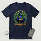 Humble - Working On It - T-Shirt - Navy mockup
