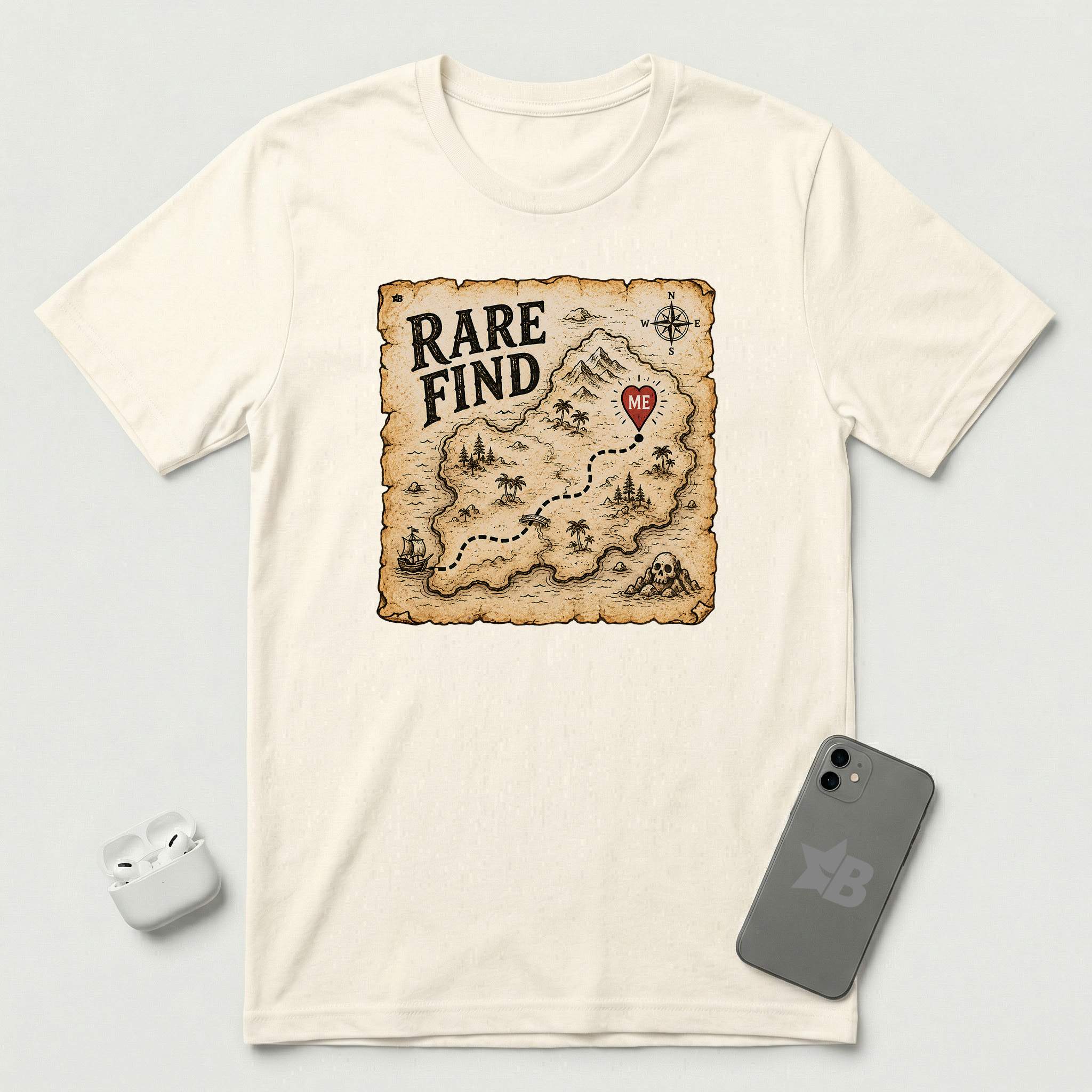 Rare Find - Singular Treasure - T-Shirt - Natural mockup