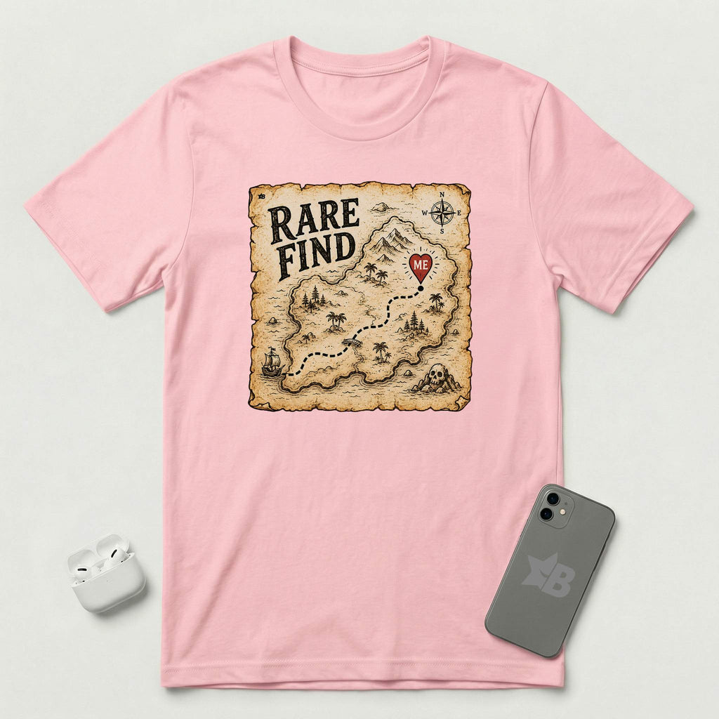 Rare Find - Singular Treasure - T-Shirt - Pink mockup