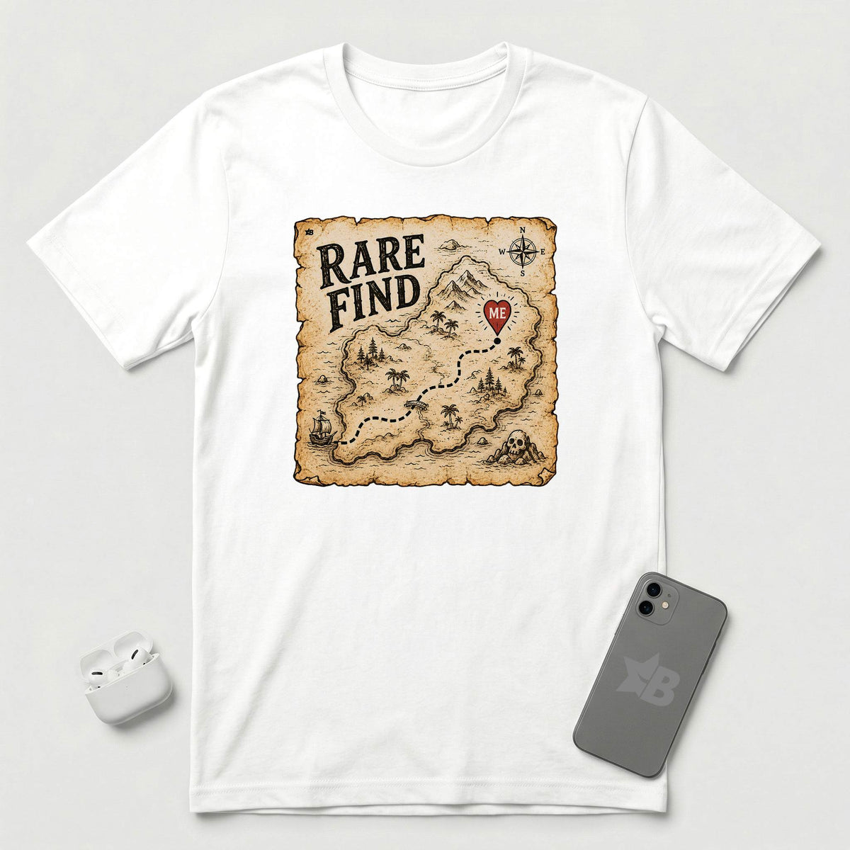 Rare Find - Singular Treasure - T-Shirt - White mockup