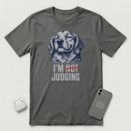 I'm Not Judging - Reluctant Retriever - T-Shirt - Asphalt mockup