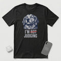 I'm Not Judging - Reluctant Retriever - T-Shirt - Black mockup