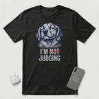 I'm Not Judging - Reluctant Retriever - T-Shirt - Black mockup