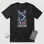 I'm Not Judging - Guarded Shepherd - T-Shirt - Black mockup