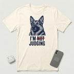 I'm Not Judging - Guarded Shepherd - T-Shirt - Natural mockup