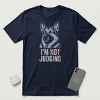 I'm Not Judging - Guarded Shepherd - T-Shirt - Navy mockup