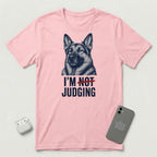 I'm Not Judging - Guarded Shepherd - T-Shirt - Pink mockup