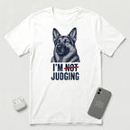 I'm Not Judging - Guarded Shepherd - T-Shirt - White mockup